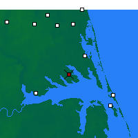 Nearby Forecast Locations - Elizabeth City - карта