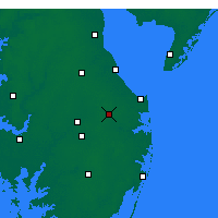 Nearby Forecast Locations - Джорджтаун - карта