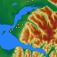 Nearby Forecast Locations - Чуджиак - карта