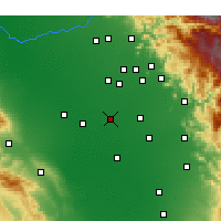 Nearby Forecast Locations - Ханфорд - карта