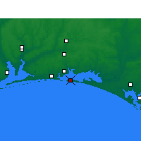 Nearby Forecast Locations - Destin - карта