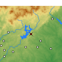 Nearby Forecast Locations - Гейнсвилл - карта