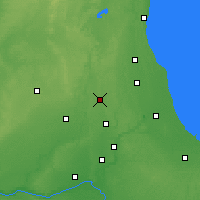 Nearby Forecast Locations - West Chicago - карта