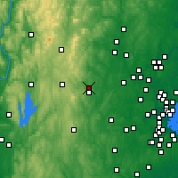 Nearby Forecast Locations - Fitchburg - карта