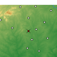 Nearby Forecast Locations - Гастония - карта