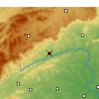 Nearby Forecast Locations - North Wilkesboro - карта