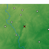 Nearby Forecast Locations - Asheboro - карта