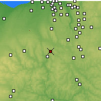 Nearby Forecast Locations - Wooster - карта