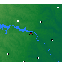 Nearby Forecast Locations - Roanoke Rapids - карта