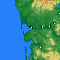 Nearby Forecast Locations - Hoquiam - карта