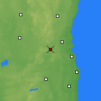 Nearby Forecast Locations - Waukesha - карта