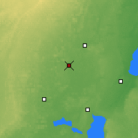 Nearby Forecast Locations - Clintonville - карта