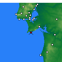 Nearby Forecast Locations - Сезимбра - карта