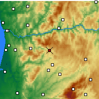 Nearby Forecast Locations - Каштру-Дайри - карта