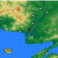 Nearby Forecast Locations - Фере - карта