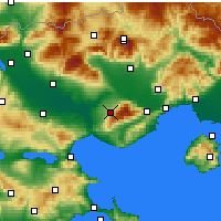 Nearby Forecast Locations - Rodolivos - карта
