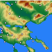 Nearby Forecast Locations - Stavros - карта