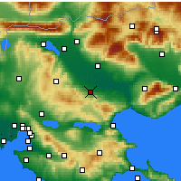 Nearby Forecast Locations - Нигрита - карта
