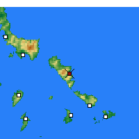 Nearby Forecast Locations - Андрос - карта