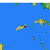Nearby Forecast Locations - Agios Kirykos - карта