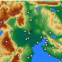 Nearby Forecast Locations - Куфалия - карта