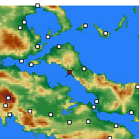 Nearby Forecast Locations - Лимни - карта