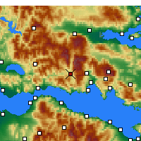 Nearby Forecast Locations - Лидорикион - карта