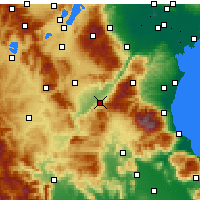Nearby Forecast Locations - Сервия - карта