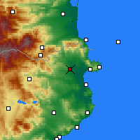 Nearby Forecast Locations - Фигерас - карта