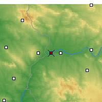 Nearby Forecast Locations - Бадахос - карта