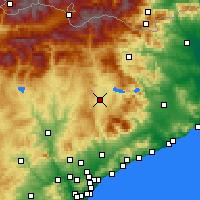 Nearby Forecast Locations - Вик - карта