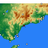 Nearby Forecast Locations - Эстепона - карта