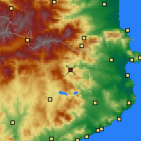 Nearby Forecast Locations - Олот - карта