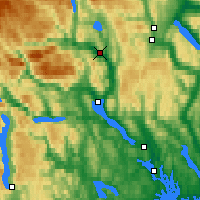 Nearby Forecast Locations - Нутодден - карта