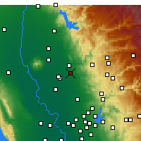Nearby Forecast Locations - Marysville AF - карта