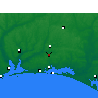 Nearby Forecast Locations - Duke Field - карта