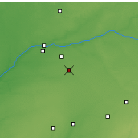 Nearby Forecast Locations - Kokomo - карта