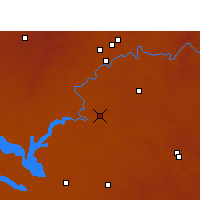 Nearby Forecast Locations - Bothaville - карта