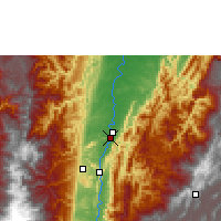 Nearby Forecast Locations - La Dorada - карта