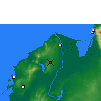 Nearby Forecast Locations - Сабаналарга - карта