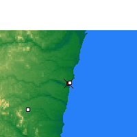 Nearby Forecast Locations - Порту-Сегуру - карта