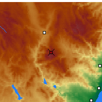 Nearby Forecast Locations - Sierra de Javalambre - карта