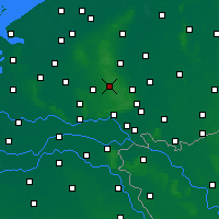Nearby Forecast Locations - Hoenderloo - карта