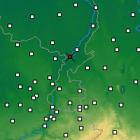 Nearby Forecast Locations - Maasbracht - карта