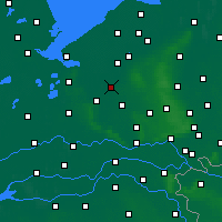 Nearby Forecast Locations - Nijkerk - карта
