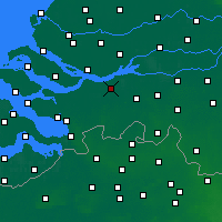 Nearby Forecast Locations - Zevenbergen - карта