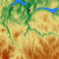 Nearby Forecast Locations - Vassfjellet - карта