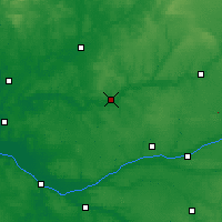 Nearby Forecast Locations - Château-du-Loir - карта