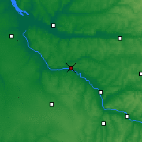 Nearby Forecast Locations - Ла-Реоль - карта