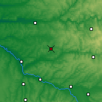 Nearby Forecast Locations - Monflanquin - карта